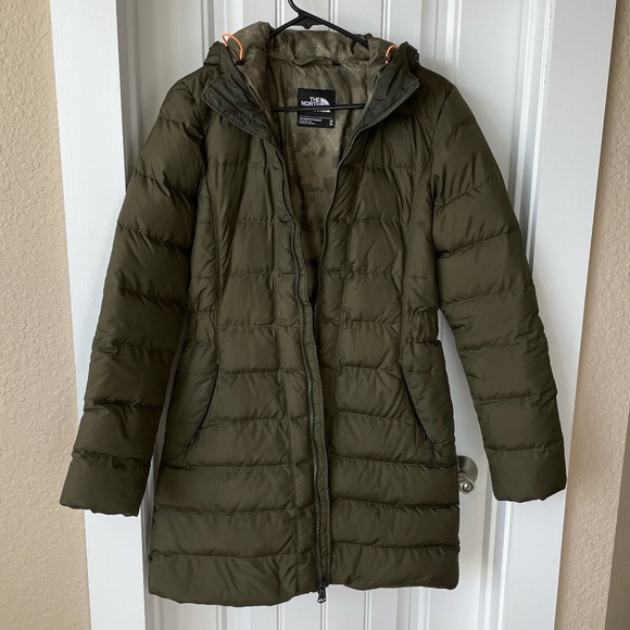 The North Face Gotham Parka Dark Olive Green - Picture 1 of 10